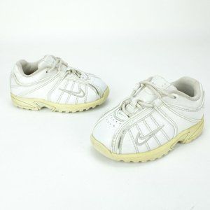 Nike Little Posite One Retro Toddler White Size 7C (316084-111)